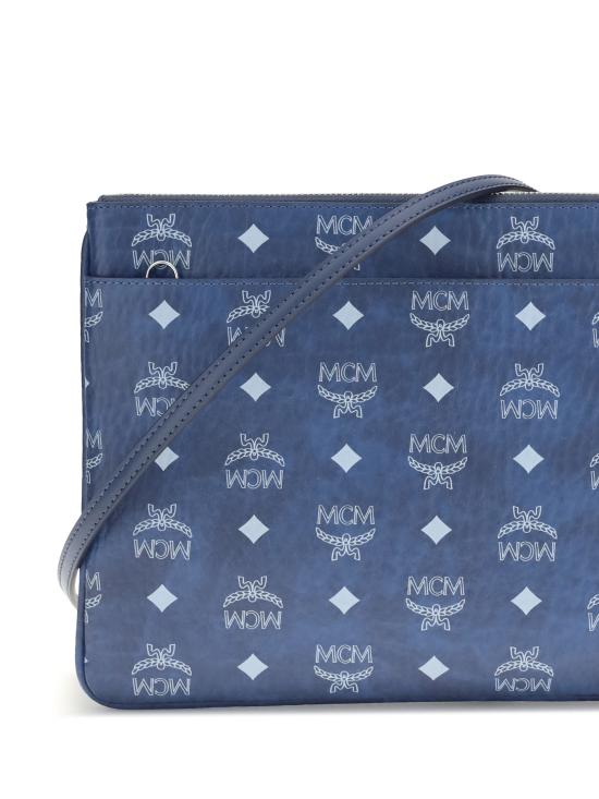 25FW 엠시엠 클러치/파우치 MYZAAVI02 1F BLUE - MCM