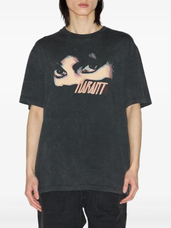 25FW 이자벨마랑 반팔 티셔츠 TS0149HAC3N05H 02FK FADED BLACK - ISABEL MARANT