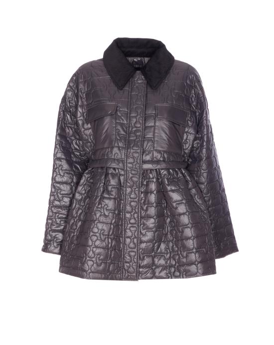 25FW 가니 퀼팅 미디 자켓 W0964 252 Grey