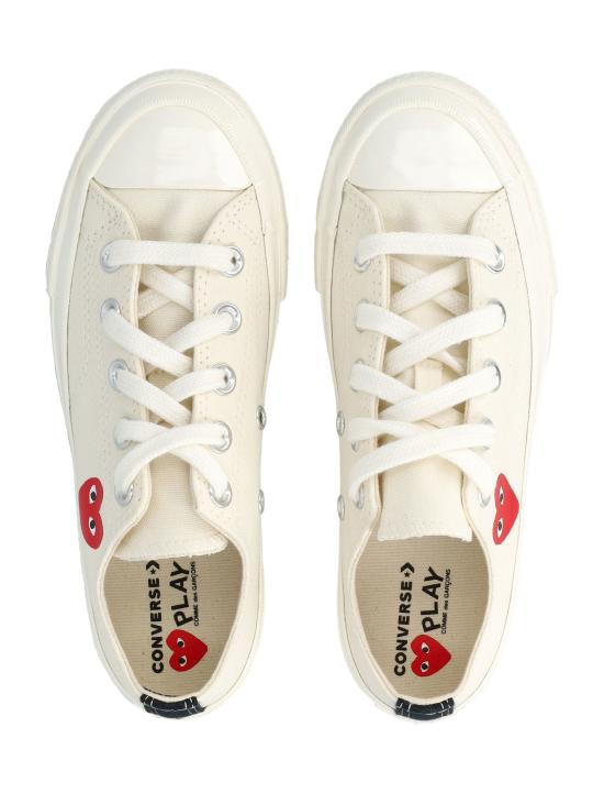26SS [키즈] 꼼데가르송 플레이 X 컨버스 스니커즈 AZ K501 001 2 Bianco - COMME DES GARCONS PLAY CONVERSE