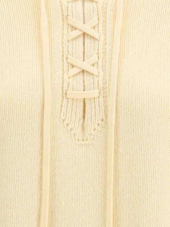 25FW 에르마노 설비노 스웨터 D475M716BHZ 20704 CREAM - ERMANNO SCERVINO