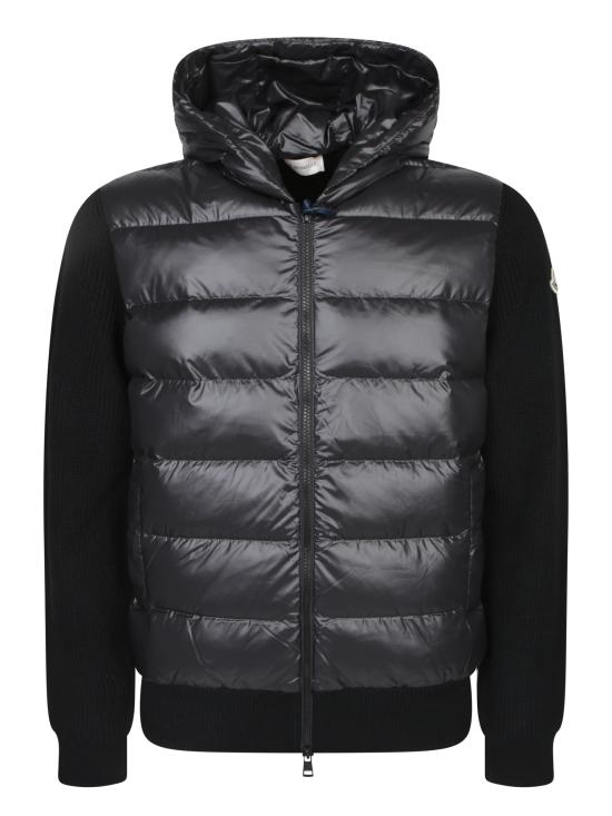 25FW 몽클레어 숏패딩 울 후디드 집업 가디건 9B00041M1131999 BLACK DOM