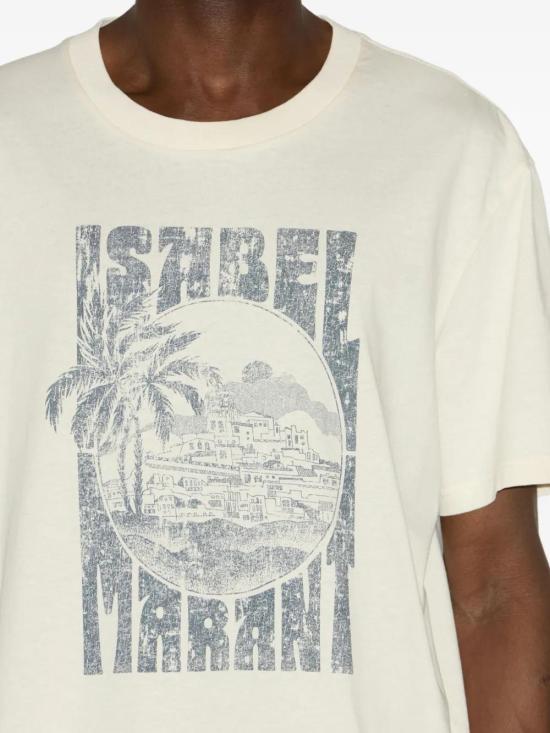 25FW 이자벨마랑 반팔 티셔츠 TS0052HBC3N09H 23EC ECRU - ISABEL MARANT