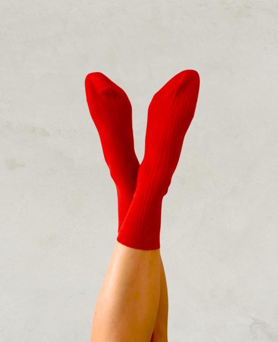  마리아 라 로사 양말 영국  레드 - MARIA LA ROSA