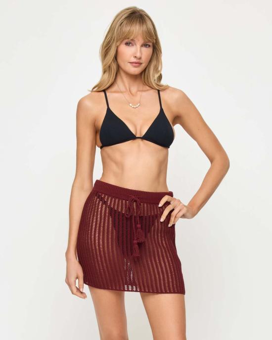  엘스페이스 숏 스커트 L스페이스 샌더 스커트 상그리아 - L SPACE