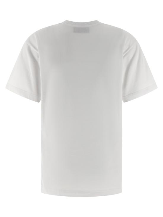 25FW 구찌 로고 자수 코튼 저지 반팔 티셔츠 837959XJHJR9692 White - GUCCI