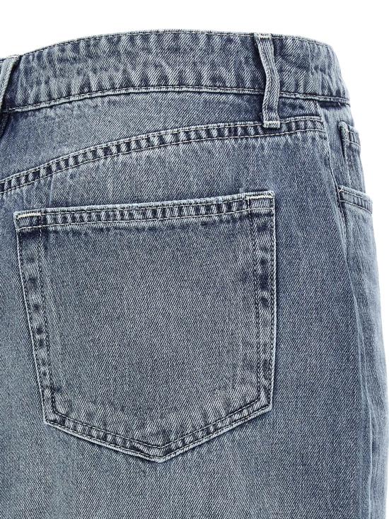 25FW 라장스 숏 스커트 3448YRORWDRW Light Blue - L'AGENCE