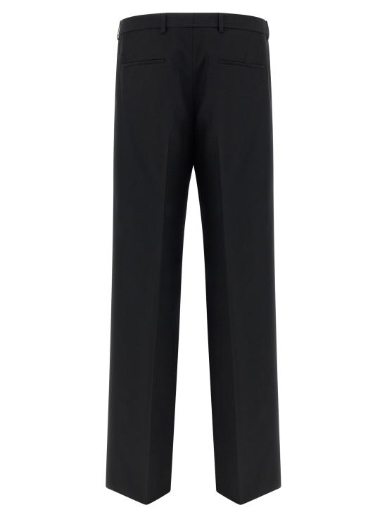 25FW 구찌 실크 트윌 팬츠 850090Z7AYA1000 Black - GUCCI