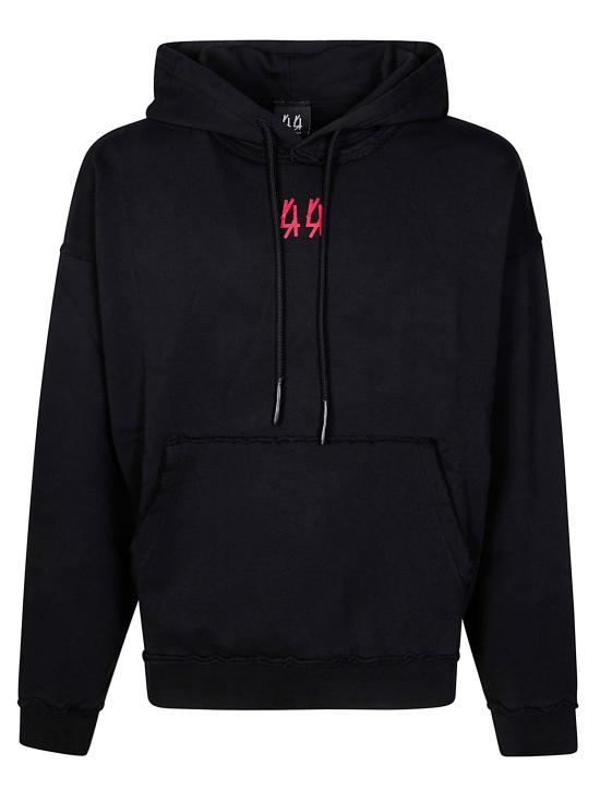 25FW 44레이블 후드 티셔츠 B0030612 FA583 P733 NERO