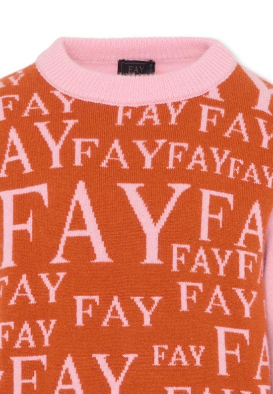  [키즈] 페이 캐시미어 니트 FT9P80 W0023 502AR ORANGE - FAY