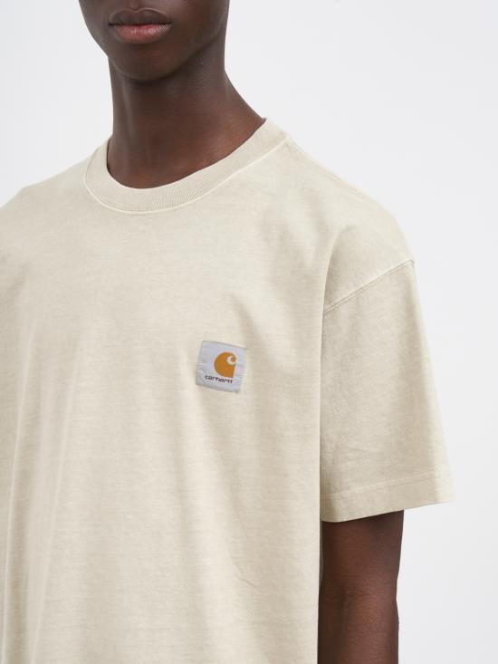 25FW 칼하트 WIP 반팔 티셔츠 MI0307802LPGD Beige - CARHARTT WIP