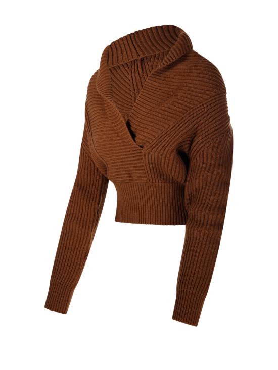 25FW 막스마라 스웨터 2521366363600 004 CUOIO - MAX MARA