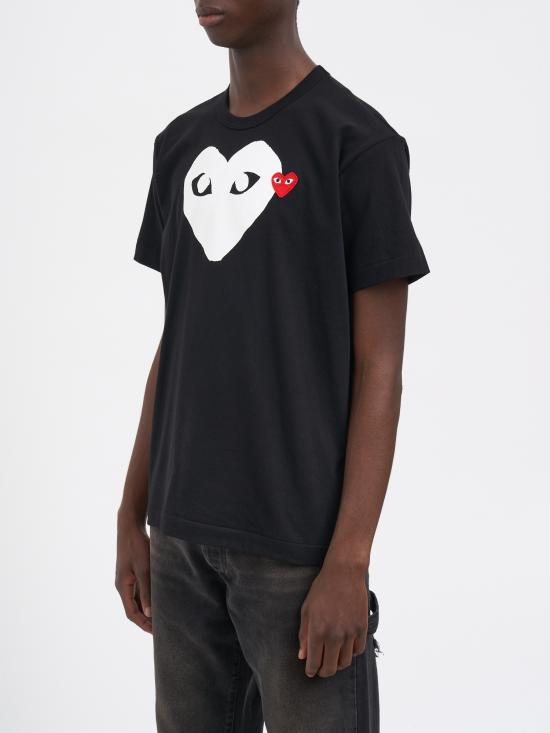 25FW 꼼데가르송 반팔 티셔츠 MAXT116051 Black - COMME DES GARCONS