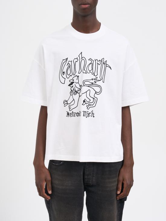 25FW 칼하트 WIP 반팔 티셔츠 MI0354340260 White