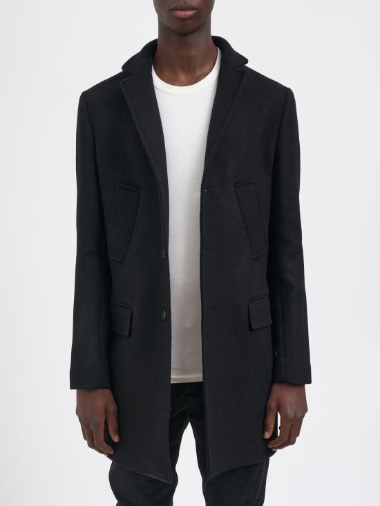 25FW 다니엘알렉산드리니 트렌치 코트 MDA1FW26K006101 Black - DANIELE ALESSANDRINI