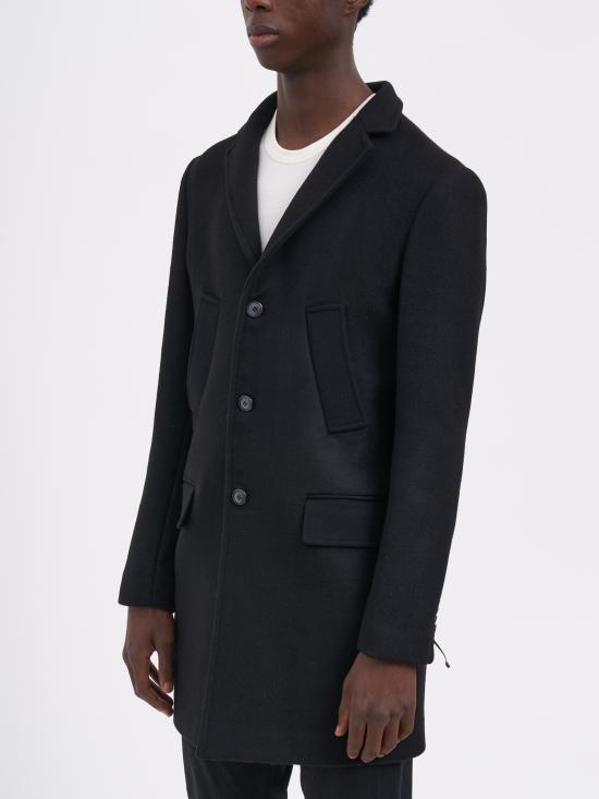 25FW 다니엘알렉산드리니 트렌치 코트 MDA1FW26K006101 Black - DANIELE ALESSANDRINI