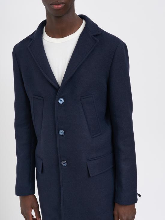 25FW 다니엘알렉산드리니 트렌치 코트 MDA1FW26K006182 Blue - DANIELE ALESSANDRINI