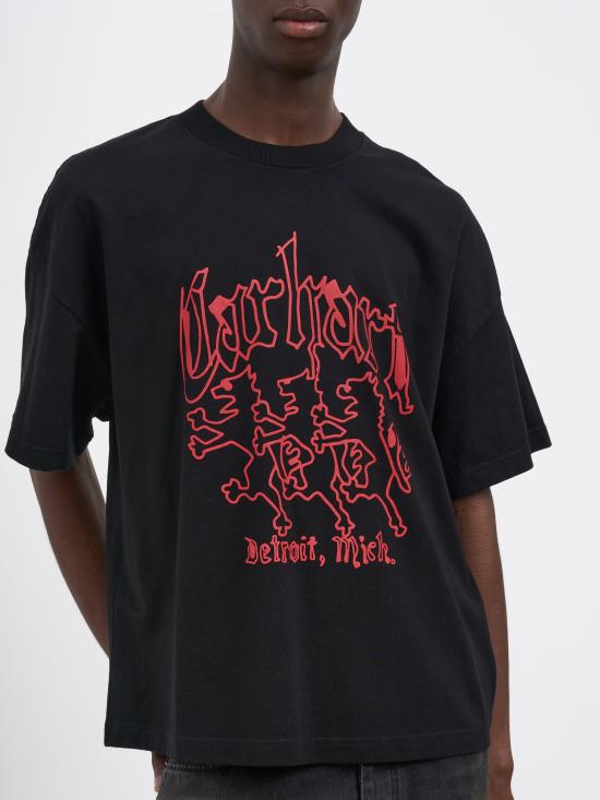 25FW 칼하트 WIP 반팔 티셔츠 MI0354348960 Black - CARHARTT WIP