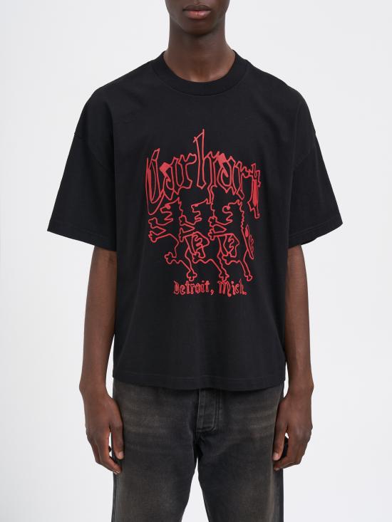 25FW 칼하트 WIP 반팔 티셔츠 MI0354348960 Black