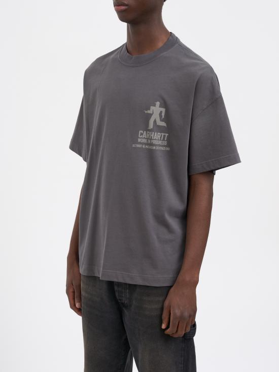 25FW 칼하트 WIP 반팔 티셔츠 MI035449874J Grey - CARHARTT WIP