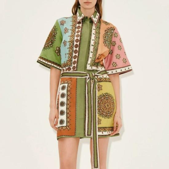  알레메 숏 원피스 알에메 콘티나 미니 드레스