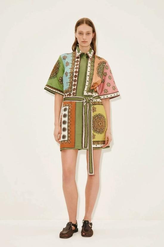  알레메 숏 원피스 알에메 콘티나 미니 드레스 - ALEMAIS