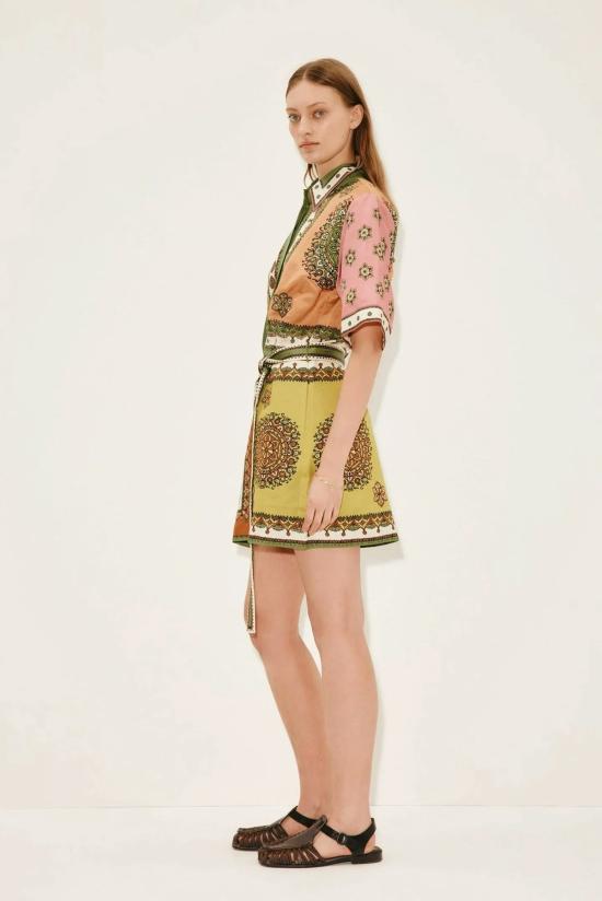  알레메 숏 원피스 알에메 콘티나 미니 드레스 - ALEMAIS