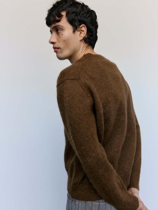  세컨드 레이어 스웨터 2층/레이어 V넥 - SECOND/LAYER