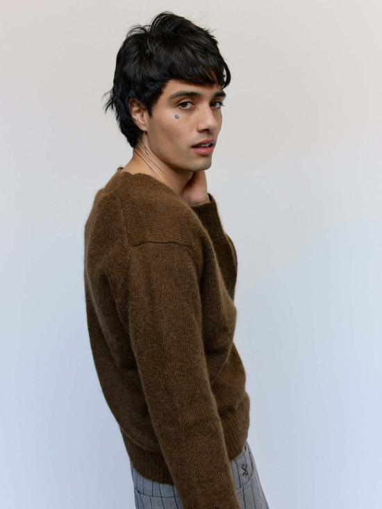  세컨드 레이어 스웨터 2층/레이어 V넥 - SECOND/LAYER