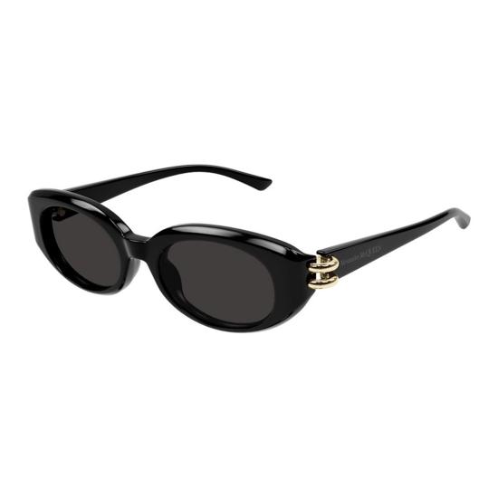 25SS 알렉산더 맥퀸 선글라스 AM0469S 001 BLACK BLACK GREY