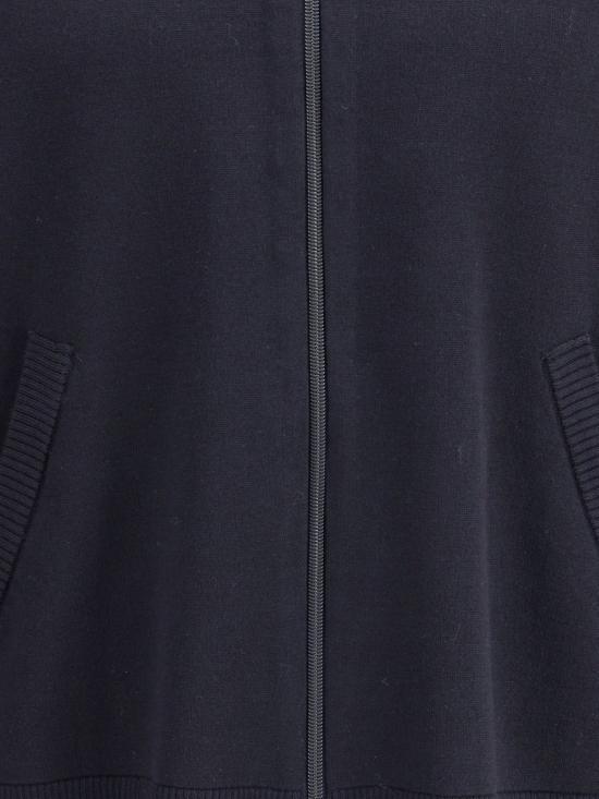 25FW 톰브라운 집업 니트 MKT021A Y1055415 Black - THOM BROWNE