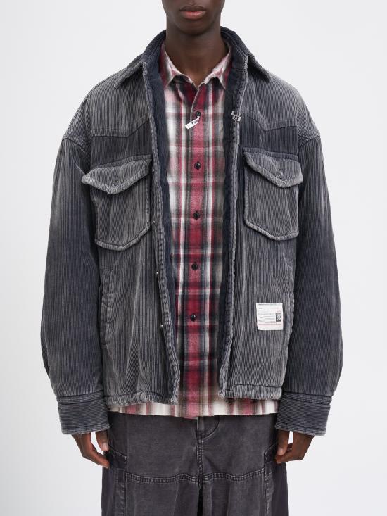 25FW 메종 미하라 야스히로 언더웨어 MA15SH035BLACK Grey - MAISON MIHARA YASUHIRO