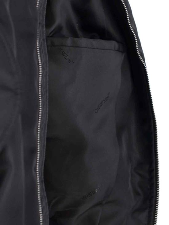 25FW 오프화이트 봄버 자켓 OMEH05EC99FAB0021001 Black - OFF WHITE