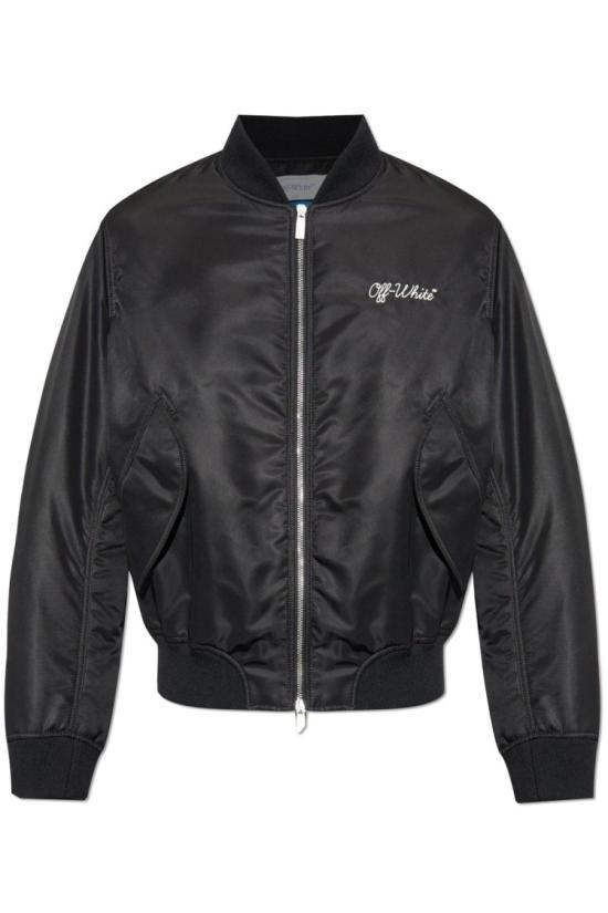 25FW 오프화이트 봄버 자켓 OMEH05EC99FAB0021001 Black