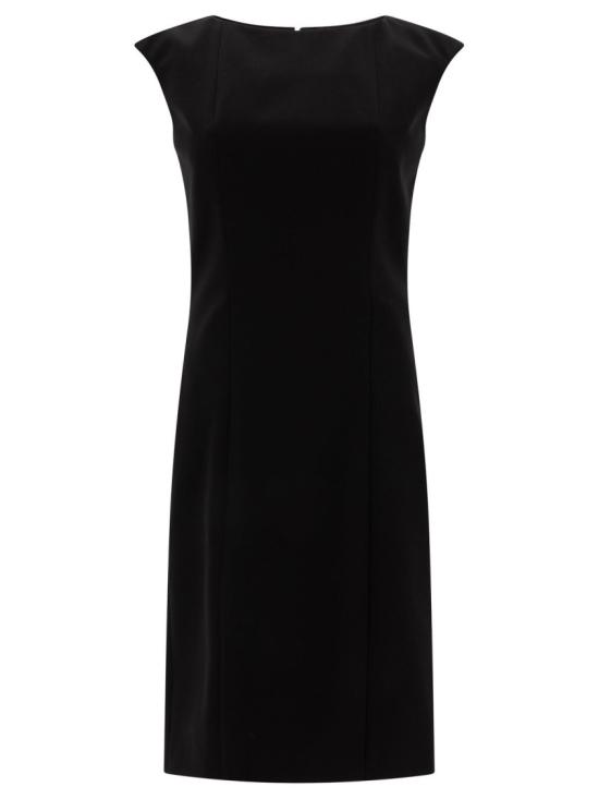 25SS 알렉산더 맥퀸 미디 원피스 819067QJADA1000 Black