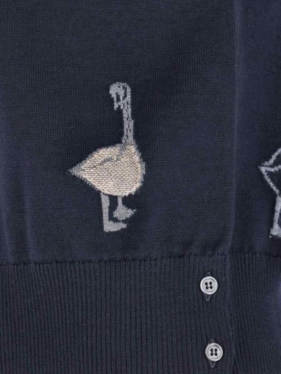 25FW 톰브라운 스웨터 MKA558A Y1051415 Blue - THOM BROWNE