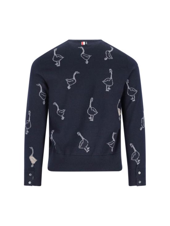 25FW 톰브라운 스웨터 MKA558A Y1051415 Blue - THOM BROWNE