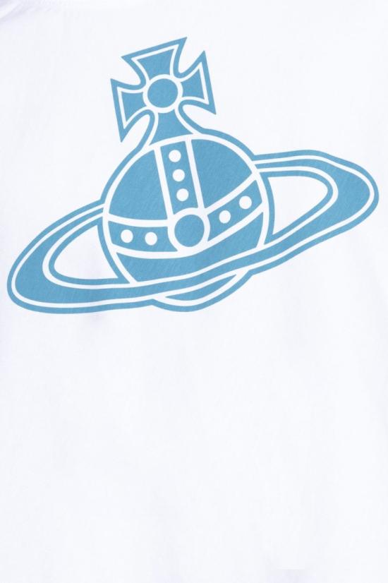 25FW 비비안웨스트우드 반팔 티셔츠 3G01004E J001MA401 White - VIVIENNE WESTWOOD