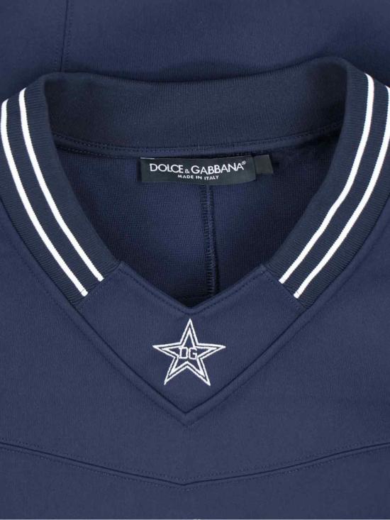 25FW 돌체앤가바나 반팔 티셔츠 F8V97Z GDDHOS8000 BLUE - DOLCE & GABBANA