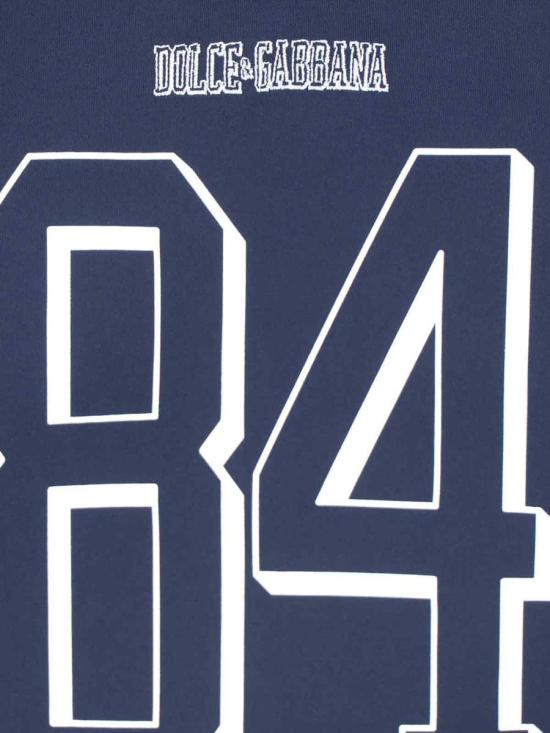 25FW 돌체앤가바나 반팔 티셔츠 F8V97Z GDDHOS8000 BLUE - DOLCE & GABBANA