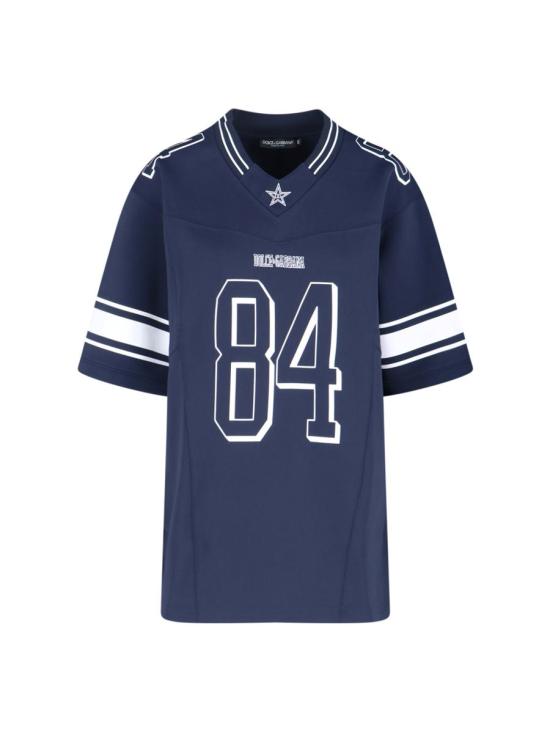 25FW 돌체앤가바나 반팔 티셔츠 F8V97Z GDDHOS8000 BLUE