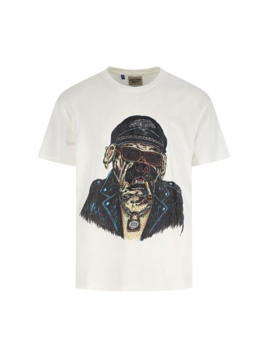 25FW 갤러리 디파트먼트 반팔 티셔츠 OBD 10284LIGHT ARCHIVAL WHITE White