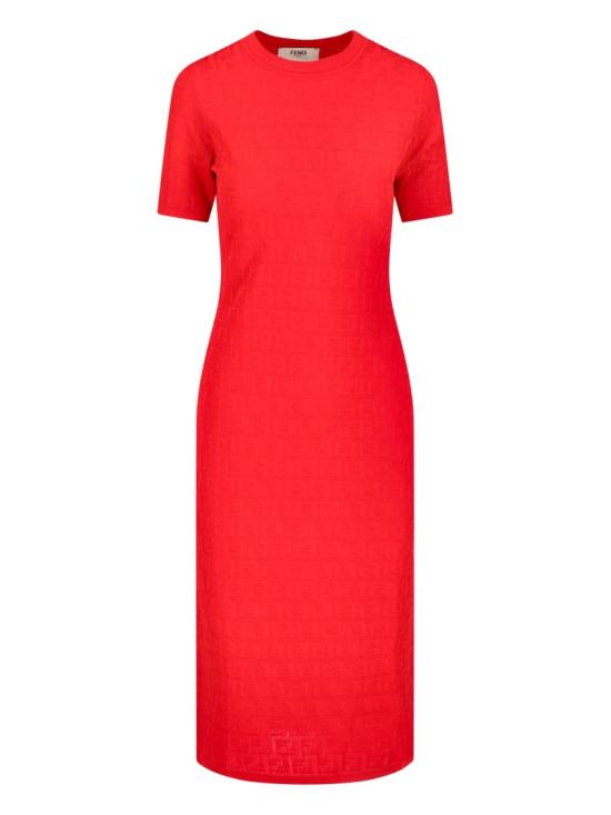 25SS 펜디 원피스 FZDD59AUZRF1SAX Red