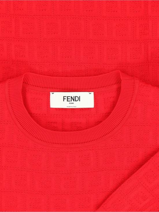 25SS 펜디 원피스 FZDD59AUZRF1SAX Red - FENDI