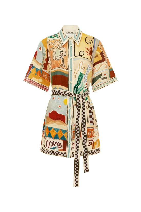  알레메 숏 원피스 알에메 미셸 미니 드레스 - ALEMAIS