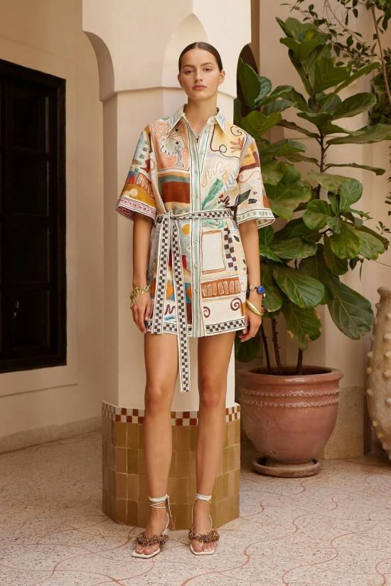  알레메 숏 원피스 알에메 미셸 미니 드레스 - ALEMAIS