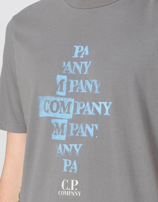 26SS 씨피 컴퍼니 반팔 티셔츠 18CMTS308A005431G935 Grey - C.P. COMPANY