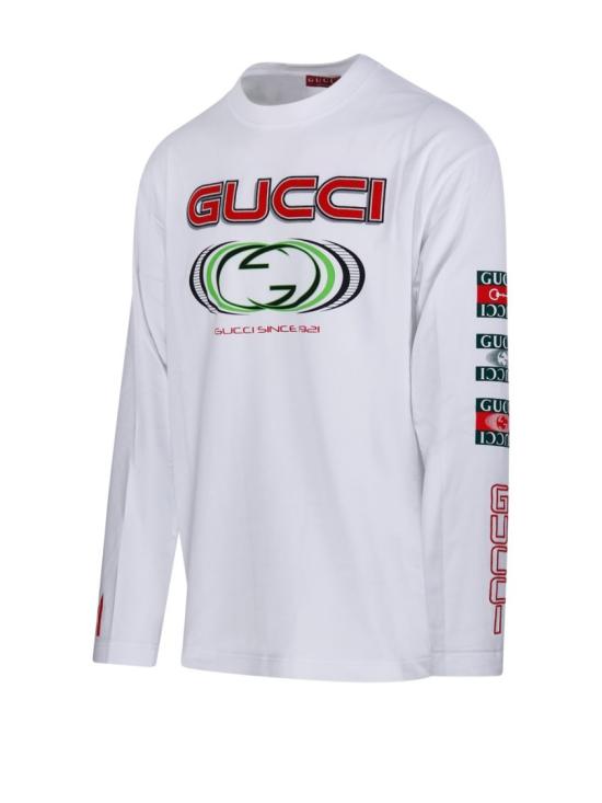  구찌 구찌 롱슬리브 티셔츠 784364 XJGRB9074 White - GUCCI