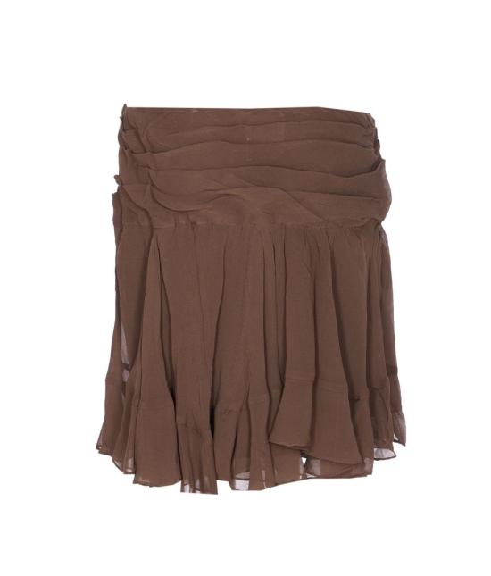 25FW 이자벨마랑에뚜왈 숏 스커트 JU0378FA C3J01E67KI Brown - ISABEL MARANT ETOILE