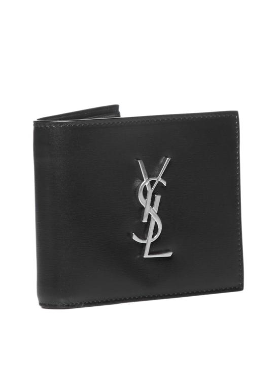  생로랑 모노그램 반지갑 4532760SX0E1000 Black - SAINT LAURENT